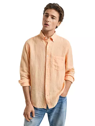 GANT | Chemise en lin coupe classique | orange